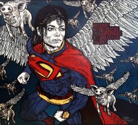 Algimantas Kriščiūnas, „Superhero“, 2014, 140 x 140, autorinė technika